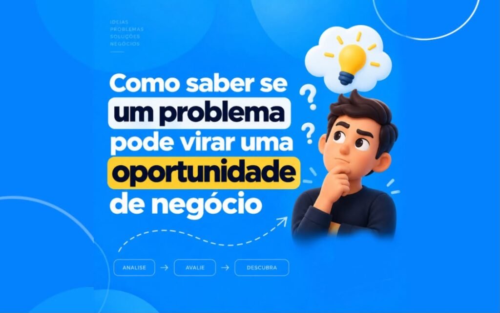 Como saber se um problema pode virar uma oportunidade de negócio